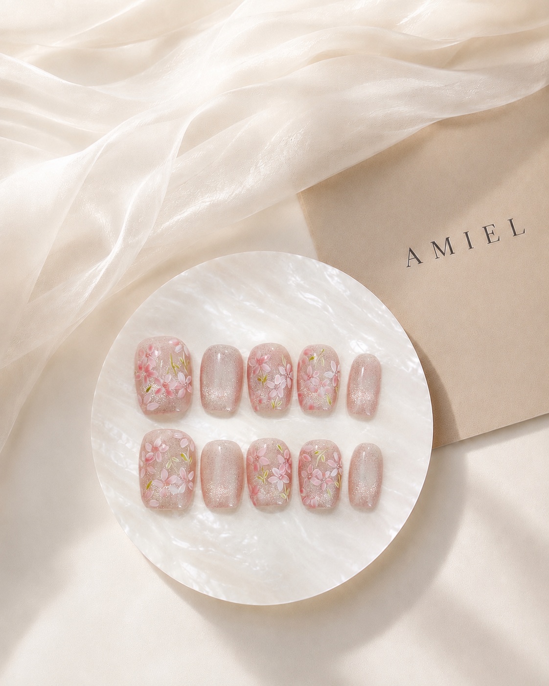 Pearl blush petal set kept for repeat wear
